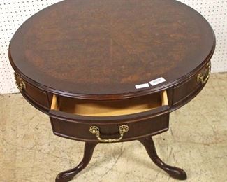  QUALITY SOLID Mahogany “Century Furniture” Leather Top drum Table

Auction Estimate $200-$400 – Located Inside 