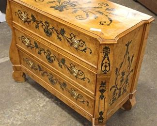  Decorator 3 Drawer Paint Decorated Carved Chest

Auction Estimate $300-$600 – Located Inside 