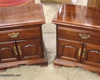  PAIR of Mahogany “Thomasville Furniture” 1 Drawer 2 Door Night Stands

Auction Estimate $100-$200 – Located Inside 
