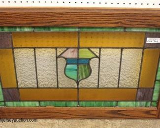  Selection of ANTIQUE Leaded Glass Windows in Oak Frames

Auction Estimate $100-$300 each – Located Inside 
