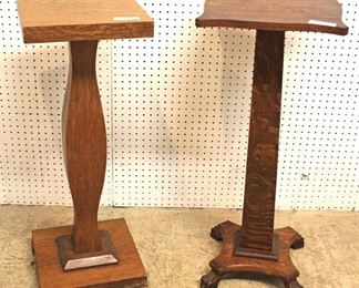  Selection of ANTIQUE Oak Pedestals

Auction Estimate $50-$100 each – Located Inside 