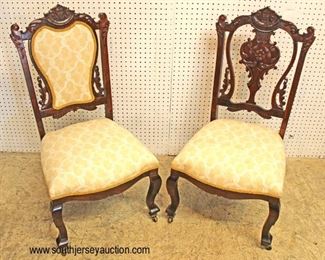  PAIR of ANTIQUE Mahogany Music Chairs

Auction Estimate $100-$200 – Located Inside 