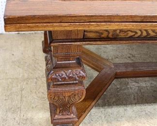  FANTASTIC ANTIQUE Depression Highly Carved Oak 9 Piece Refectory Dining Room Set

Auction Estimate $750-$1500 – Located Inside 