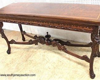  BEAUTIFUL ANTIQUE Walnut and Banded Highly Carved with Griffins Flip Top Extension Sofa Table

Auction Estimate $300-$600 – Located Inside 