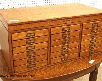  ANTIQUE Oak Multi Drawer Top Cabinet

Auction Estimate $300-$600 – Located Inside 
