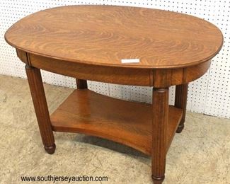  ANTIQUE Oval 1 Drawer Oak Library Table

Auction Estimate $100-$200 – Located Inside

  