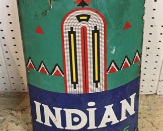  ANTIQUE “Indian Gasoline” Sign

Auction Estimate $200-$400 – Located Inside 