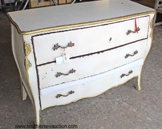  Paint Decorated French Style 3 Drawer Chest with Applied Bronze

Auction Estimate $200-$400 – Located Inside 