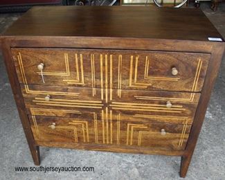  Contemporary Burl Walnut and Inlaid Modern Design Chest

Auction Estimate $200-$400 – Located Inside 