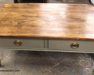  Country Style 2 Drawer Natural Finish Coffee Table

Auction Estimate $200-$400 – Located Inside 