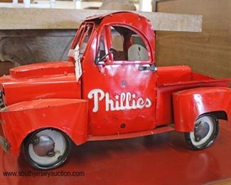  Press Tin Toy Truck Paint Decorated with “Philadelphia Phillies”

Auction Estimate $100-$200 – Located Inside 