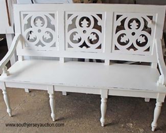  SOLID Wood Carved Farm Style Porch Bench

Auction Estimate $200-$400 – Located Inside 