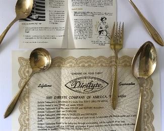 Vintage Dirilyte flatware set