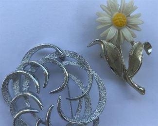 Sarah Coventry signed brooches