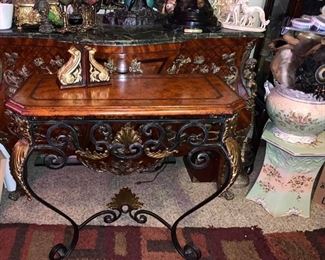 MAITLAND SMITH BRONZE IRON WALL TABLE  $375