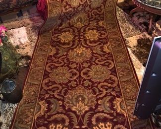 10FT LONG THICK RUG  $340 - EXCELLENT CONDITION