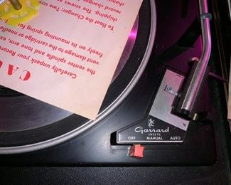 2 VINTAGE RARE RECORD PLAYERS... GARRARD & SHARP  $125 EACH