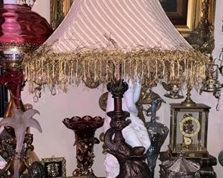 LARGE BRONZE MARBLE HORSE...HEAVY   $250