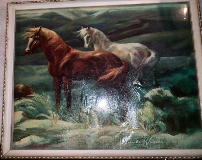 HORSE LITHO  $45