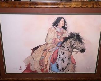 HUGE LITH  BRAVE HORSE CAROL GRIGGS  $100