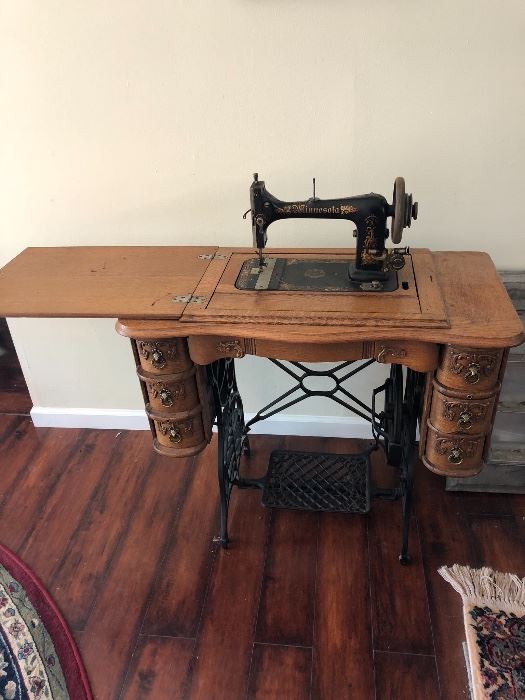 Antique Minnesota Model A Sewing Machine