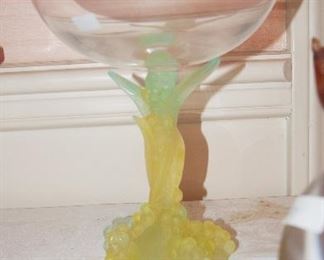 Daum Footed Compote still w/ tag