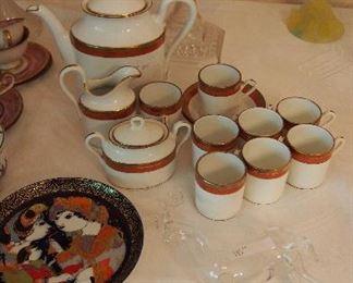 Mid C. Demitasse set