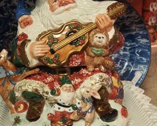 Fitz and Floyd Holiday Cookie Jar