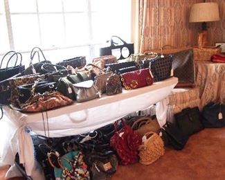 Lots Designer Purses and misc.
