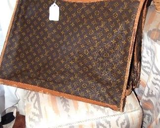 Vintage Louis Vuitton Travel Hanging Bag (as is)