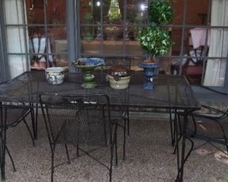 Nice Metal Dining Table