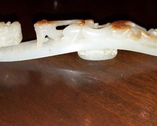 Rustic Jade Belt Buckle