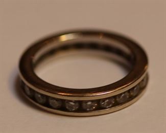 14 kt. yellow gold anniversary band