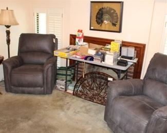 Pair of recliners.  