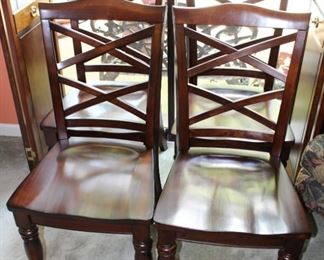Four very nice dining chairs.  