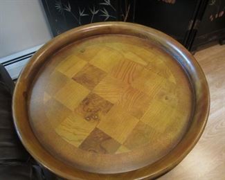 Checkerboard Top Pair  of end table