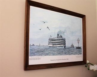 Leo Kruschel signed original Lithograph