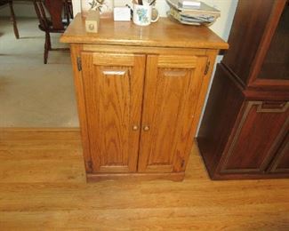 Small oak cabinet