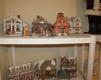 Lefton Christmas buildings