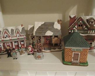 Lefton Christmas buildings