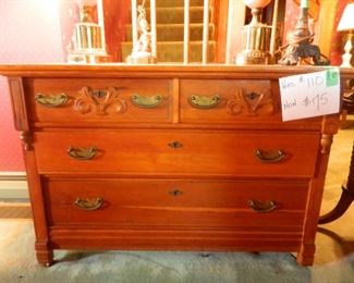 ANTIQUE CHEST WAS $110 NOW $75