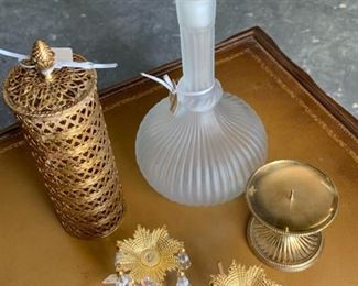 lot of items on table top