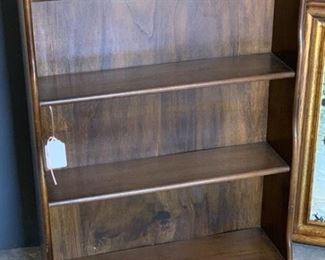 solid wood bookshelf