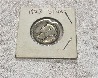 1923 Silver Mercury Dime