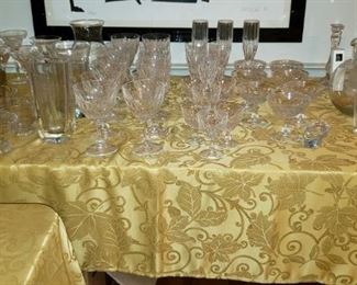 Asst. of Crystal and Glassware