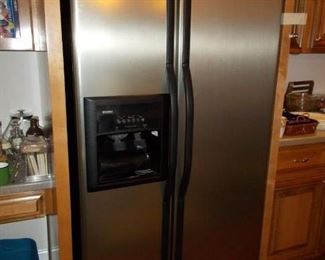 kenmore stainless fridge