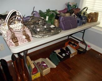 brand new purses and shoes
