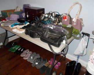 purses, shoes, misc.