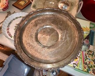 Towle Sterling Silver platter! probably 14" diameter