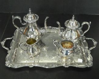 Rochelle Webster Wilcox Silverplate Tea Coffee Set